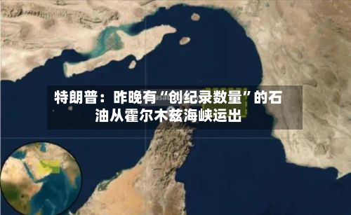特朗普：昨晚有“创纪录数量”的石油从霍尔木兹海峡运出-第2张图片