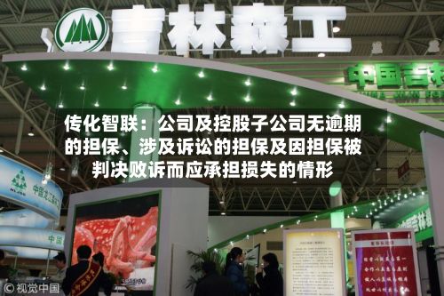 传化智联：公司及控股子公司无逾期的担保、涉及诉讼的担保及因担保被判决败诉而应承担损失的情形