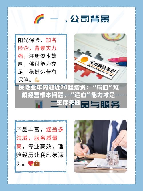 保险业年内迎近20起增资：“输血”难解经营根本问题，“造血”能力才是生存关键-第2张图片