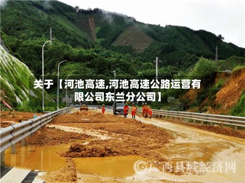 关于【河池高速,河池高速公路运营有限公司东兰分公司】