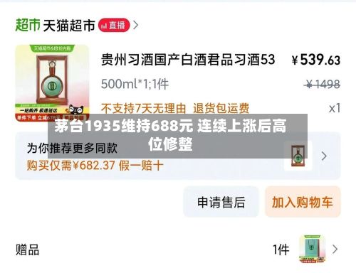 茅台1935维持688元 连续上涨后高位修整-第3张图片