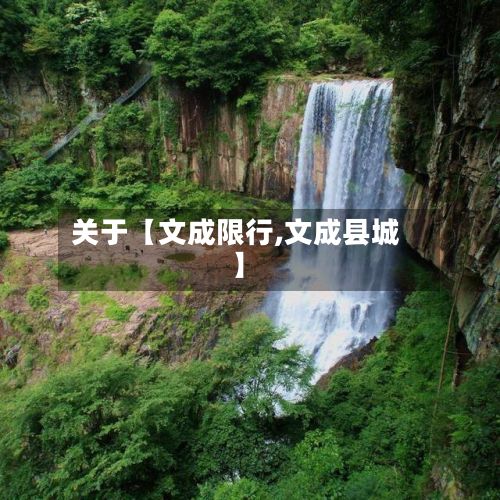 关于【文成限行,文成县城】-第2张图片