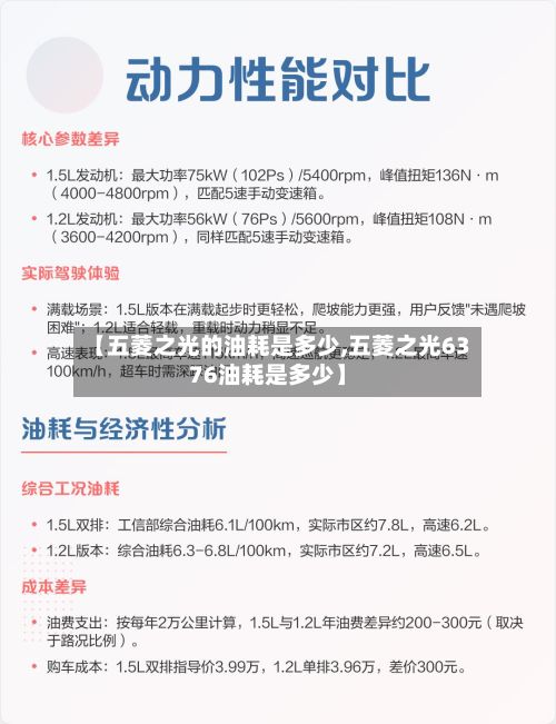 【五菱之光的油耗是多少,五菱之光6376油耗是多少】-第1张图片