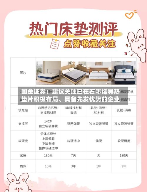 国金证券：建议关注已在石墨烯导热垫片积极布局、具备先发优势的企业-第2张图片