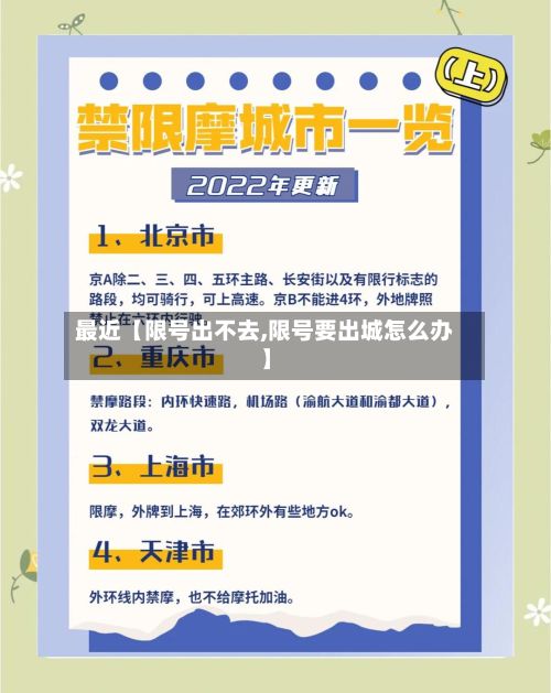 最近【限号出不去,限号要出城怎么办】-第1张图片