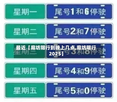 最近【廊坊限行到晚上几点,廊坊限行2025】-第1张图片