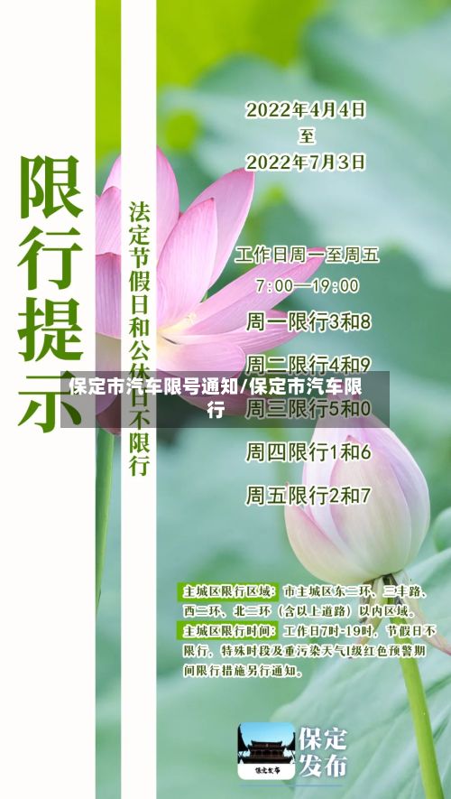 保定市汽车限号通知/保定市汽车限行