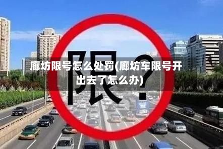 廊坊限号怎么处罚(廊坊车限号开出去了怎么办)-第1张图片