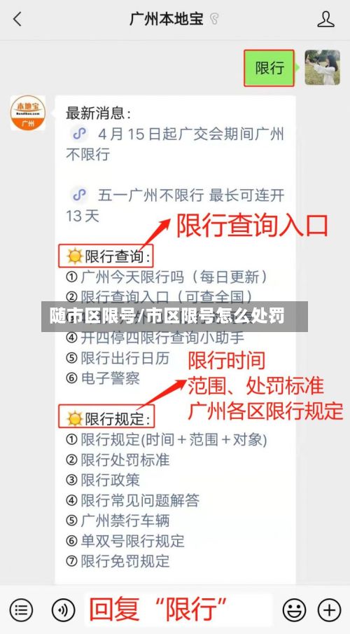 随市区限号/市区限号怎么处罚