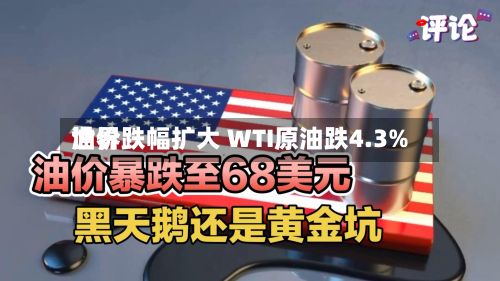世界
油价跌幅扩大 WTI原油跌4.3%-第2张图片