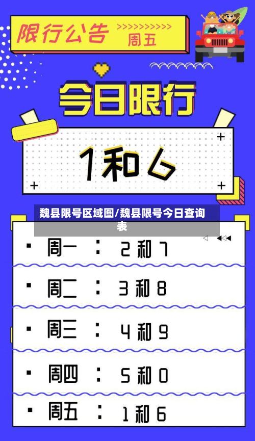 魏县限号区域图/魏县限号今日查询表
