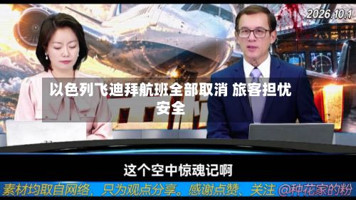 以色列飞迪拜航班全部取消 旅客担忧安全
