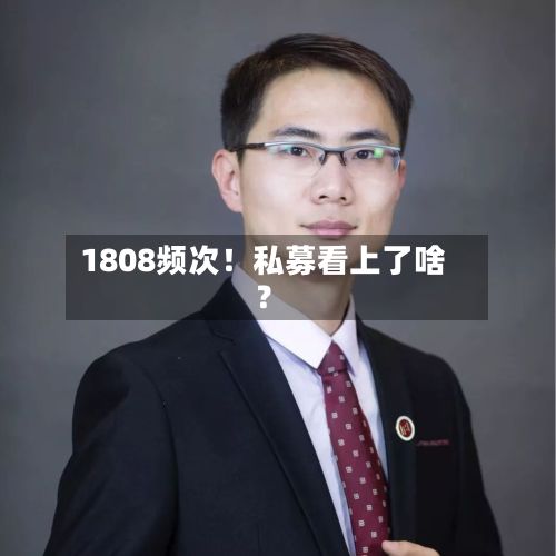 1808频次!私募看上了啥?-第2张图片