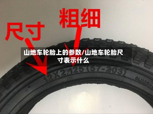 山地车轮胎上的参数/山地车轮胎尺寸表示什么-第3张图片