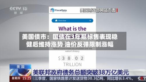 美国债市：国债在3年期标售表现稳健后维持涨势 油价反弹限制涨幅