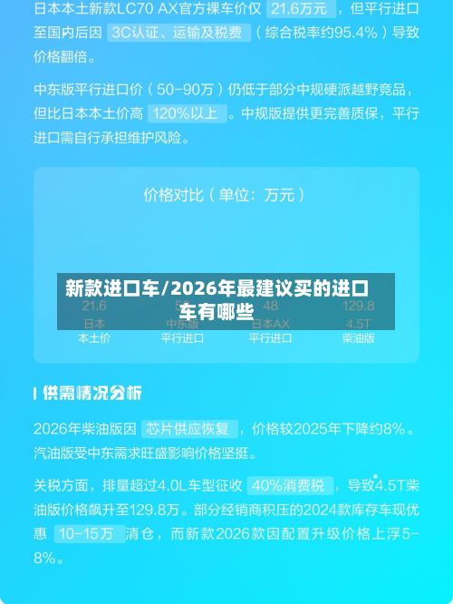 新款进口车/2026年最建议买的进口车有哪些-第2张图片