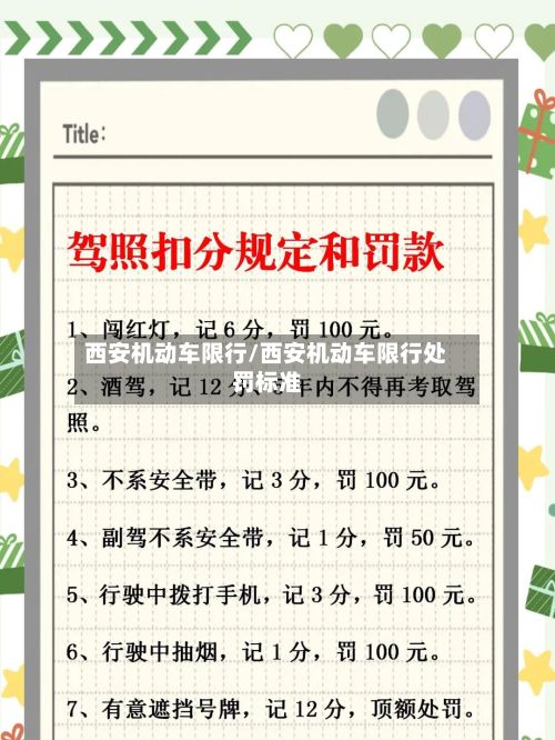 西安机动车限行/西安机动车限行处罚标准-第2张图片