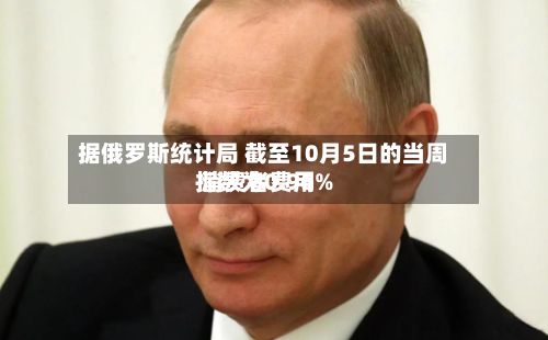 据俄罗斯统计局 截至10月5日的当周 消费者费用指数为0.96%