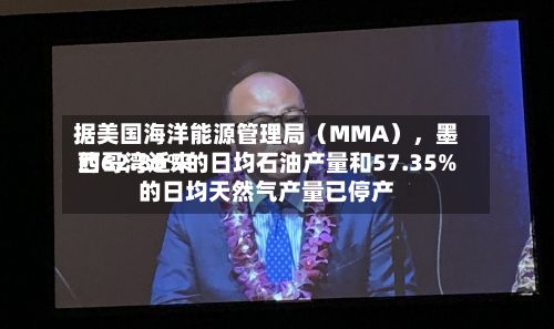 据美国海洋能源管理局（MMA），墨西哥湾近来约62.89%的日均石油产量和57.35%的日均天然气产量已停产-第2张图片