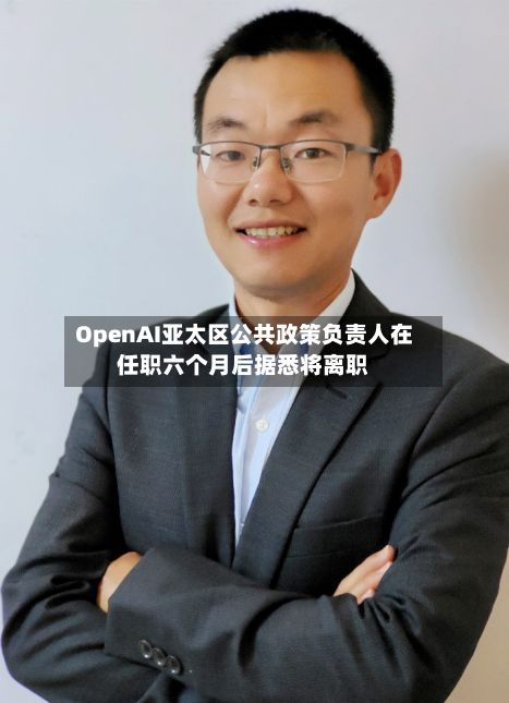 OpenAI亚太区公共政策负责人在任职六个月后据悉将离职-第3张图片