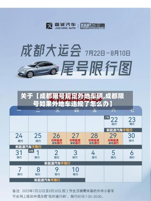 关于【成都限号规定外地车辆,成都限号如果外地车违规了怎么办】-第2张图片