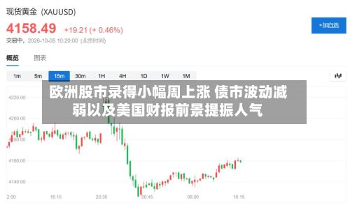 欧洲股市录得小幅周上涨 债市波动减弱以及美国财报前景提振人气