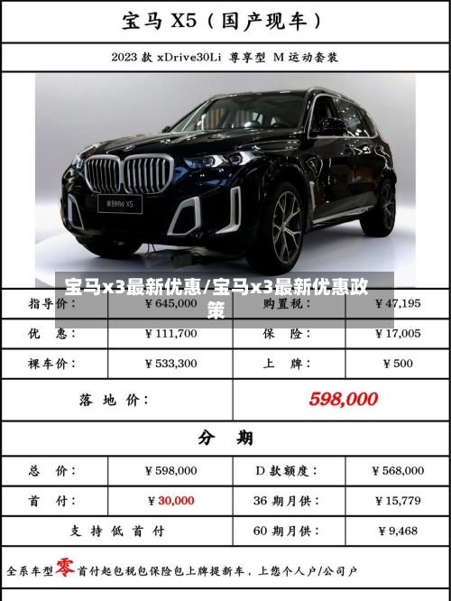 宝马x3最新优惠/宝马x3最新优惠政策-第3张图片