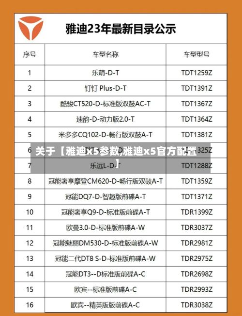 关于【雅迪x5参数,雅迪x5官方配置】-第2张图片