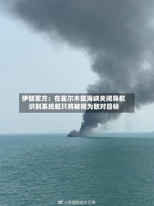 伊朗军方：在霍尔木兹海峡关闭导航识别系统船只将被视为敌对目标