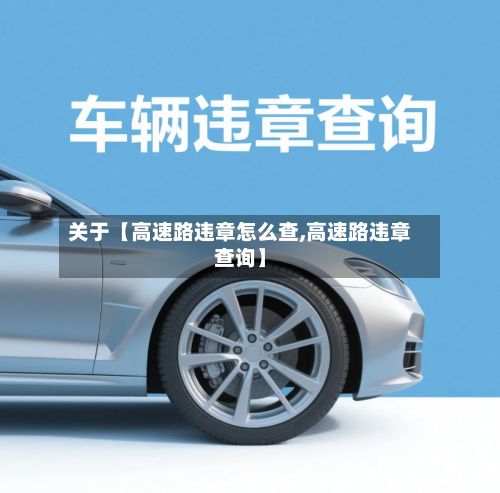 关于【高速路违章怎么查,高速路违章查询】