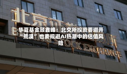 华夏基金顾鑫峰：北交所投资要避开“荒漠	” 也要规避AI热潮中的估值风险-第2张图片