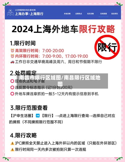 南昌市限行区域图/南昌限行区域地图-第2张图片