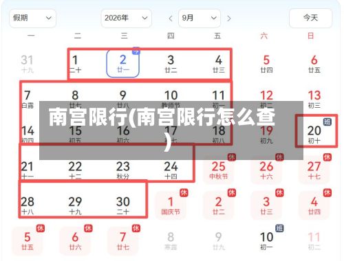 南宫限行(南宫限行怎么查)-第3张图片