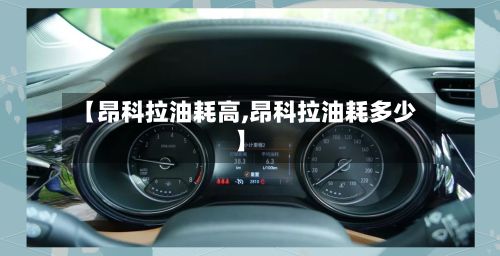 【昂科拉油耗高,昂科拉油耗多少】
