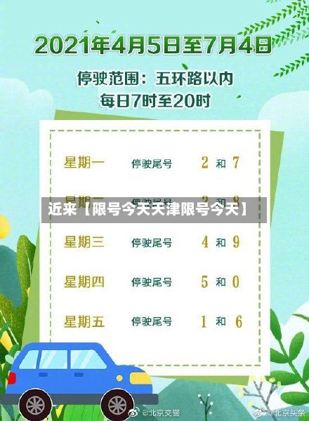 近来【限号今天天津限号今天】-第2张图片