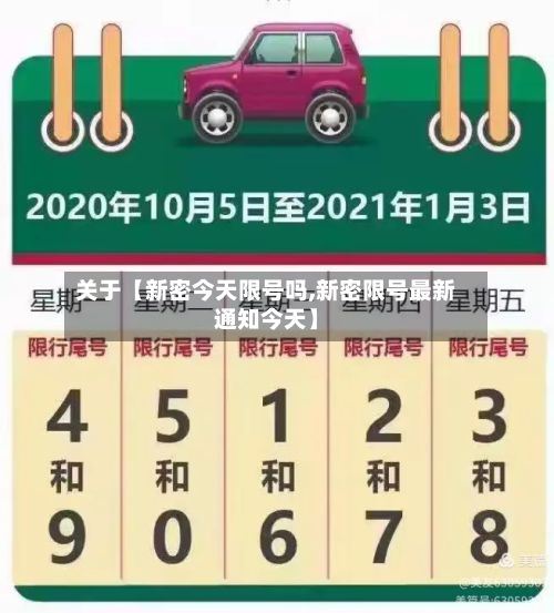 关于【新密今天限号吗,新密限号最新通知今天】
