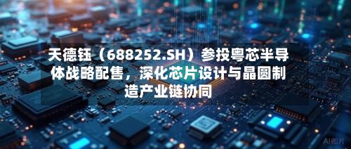 天德钰（688252.SH）参投粤芯半导体战略配售，深化芯片设计与晶圆制造产业链协同