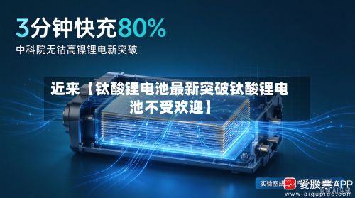 近来【钛酸锂电池最新突破钛酸锂电池不受欢迎】-第2张图片