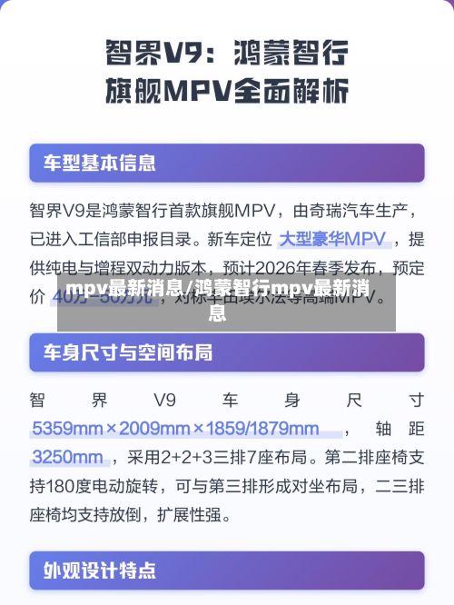 mpv最新消息/鸿蒙智行mpv最新消息-第2张图片