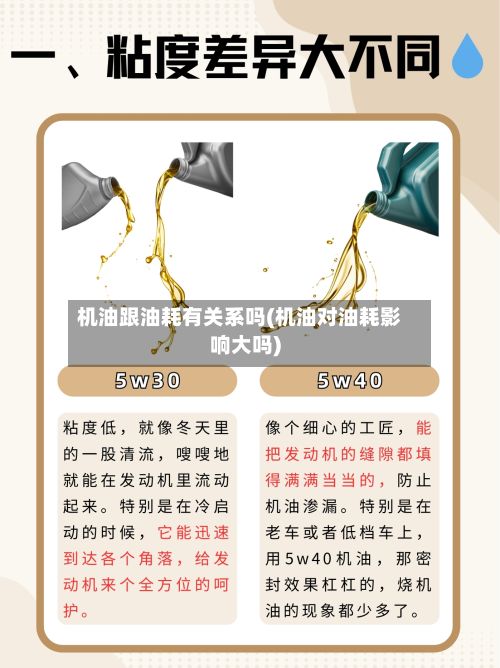 机油跟油耗有关系吗(机油对油耗影响大吗)-第3张图片