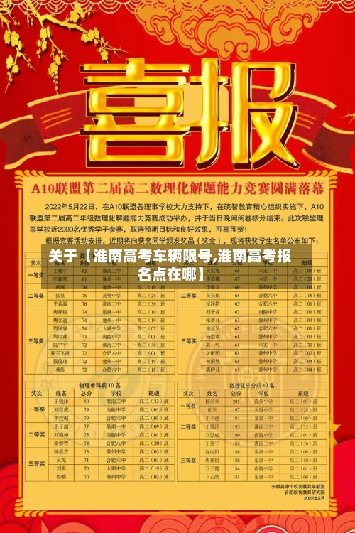 关于【淮南高考车辆限号,淮南高考报名点在哪】-第3张图片