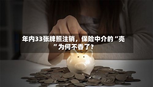 年内33张牌照注销，保险中介的“壳”为何不香了？-第3张图片