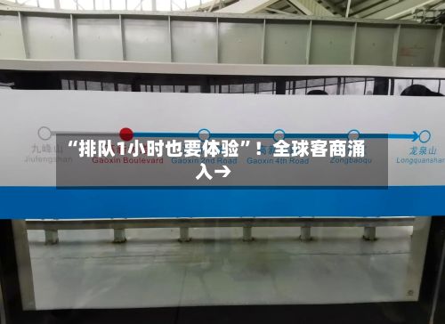 “排队1小时也要体验”！全球客商涌入→
