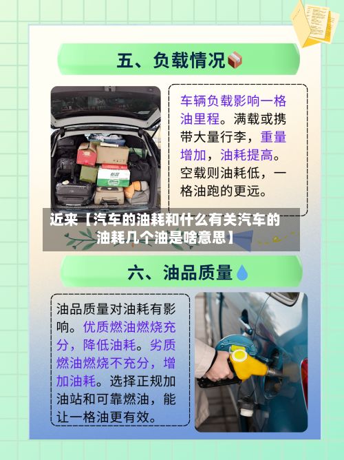 近来【汽车的油耗和什么有关汽车的油耗几个油是啥意思】-第2张图片