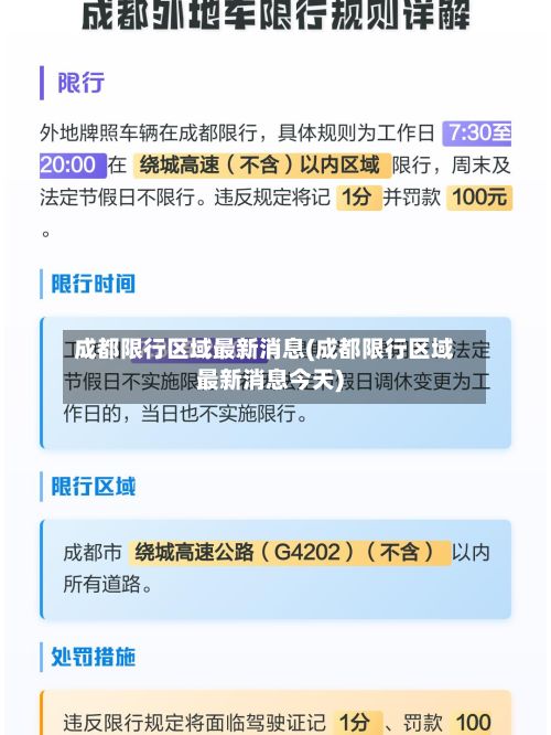 成都限行区域最新消息(成都限行区域最新消息今天)-第3张图片