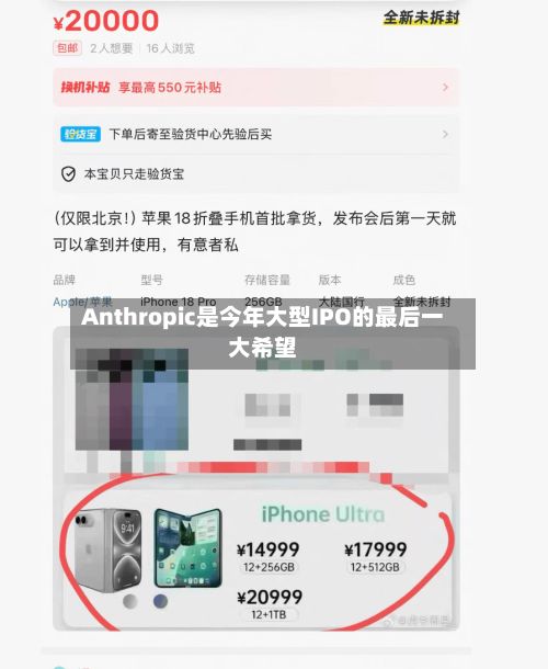 Anthropic是今年大型IPO的最后一大希望-第2张图片