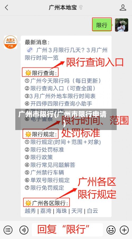 广州市限行(广州市限行申请)