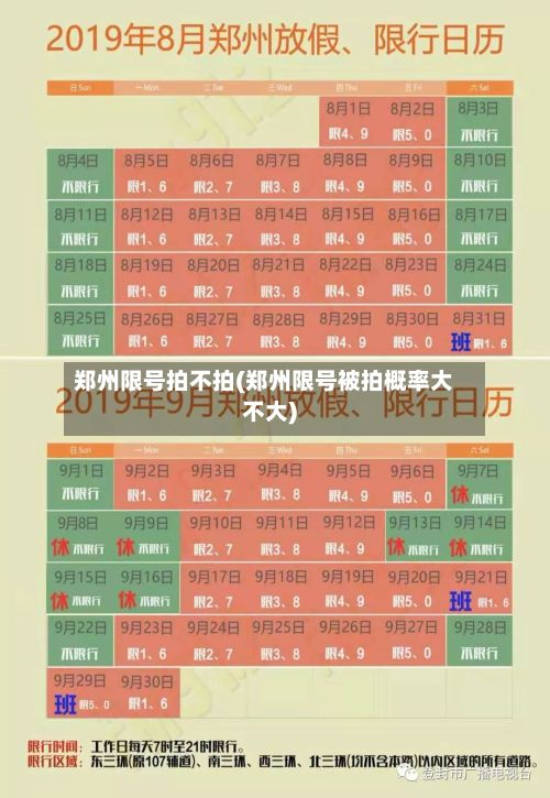 郑州限号拍不拍(郑州限号被拍概率大不大)-第3张图片