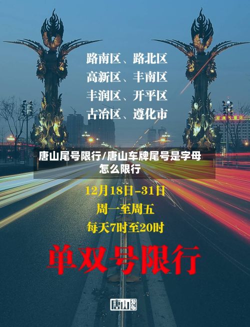 唐山尾号限行/唐山车牌尾号是字母怎么限行-第2张图片