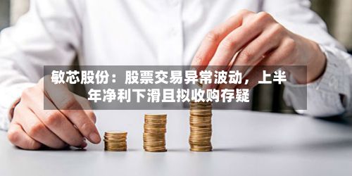敏芯股份：股票交易异常波动，上半年净利下滑且拟收购存疑